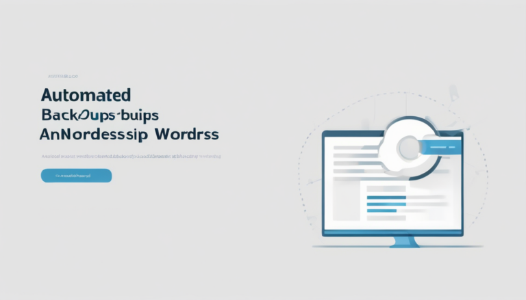 Automated Backups, Updates and Security for WordPress Sites - server backup icon with shield and update arrows
