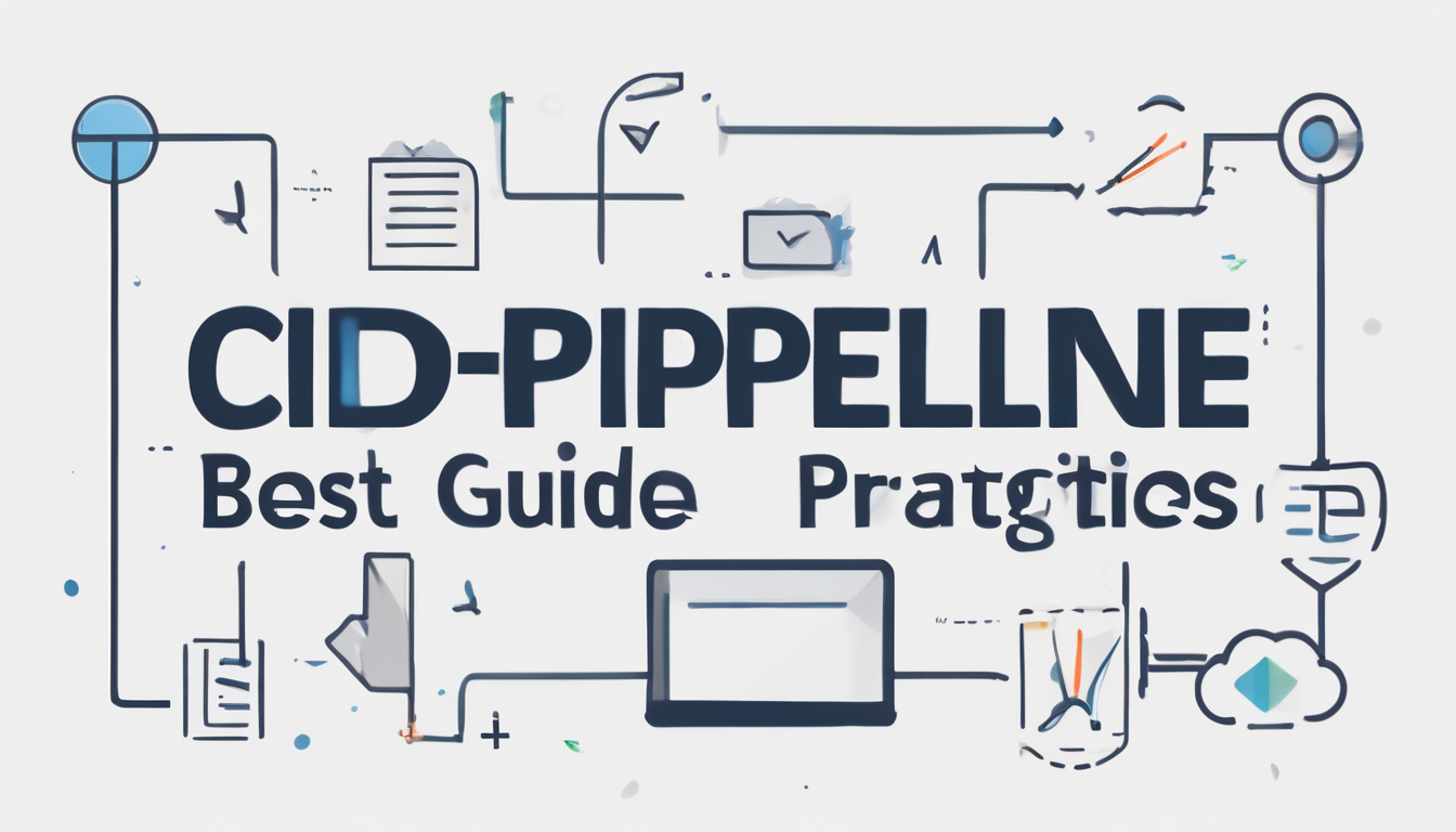 Cicd Pipeline Best Practices Guide - CI/CD Pipeline Best Practices Guide - Flowchart showing 10 key stages from build to d...