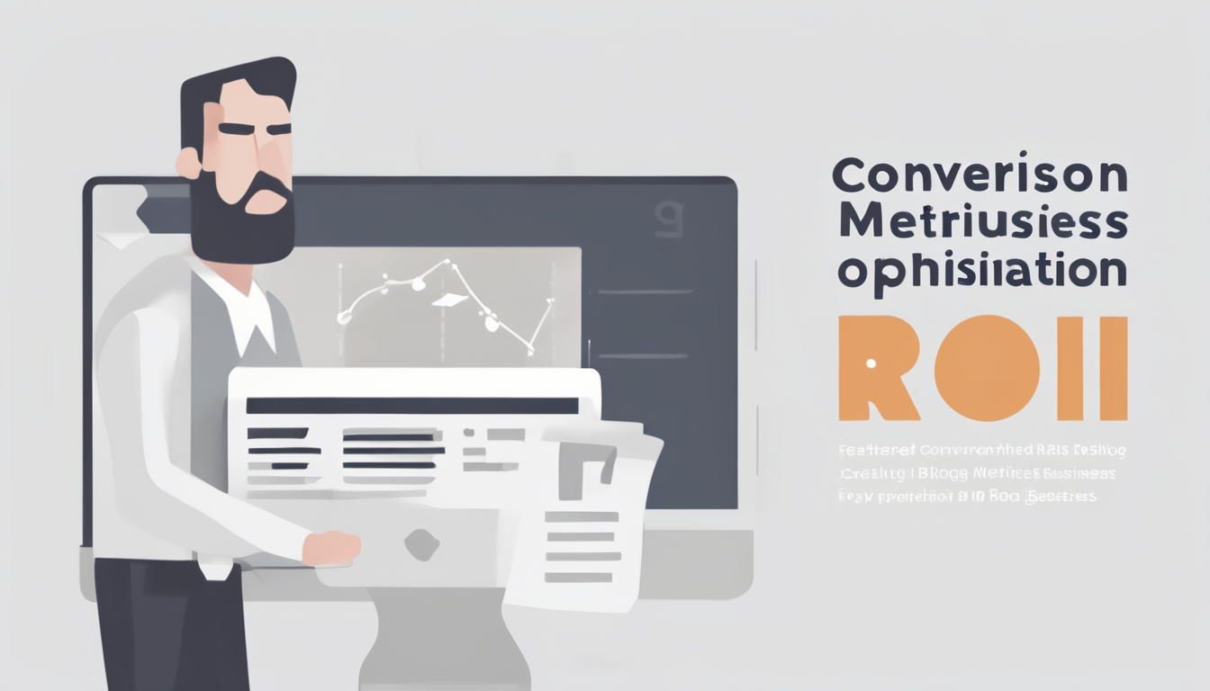 Conversion Rate Optimisation Metrics That Prove ROI for Small Businesses - dashboard showing CR, CPA, AOV charts for SME revenue growth (98 chars)