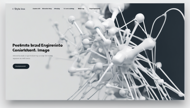 Prompt Engineering for Consistent Brand Images with Generative AI - cohesive brand logo variations in blue minimalist style on white background (98 chars)