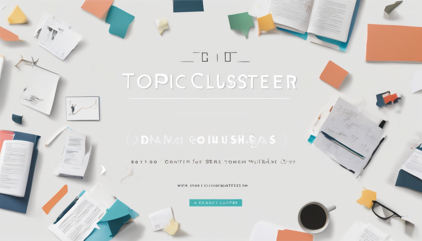 What Are Topic Clusters? 6 Ways To Create Content Clusters - Diagram showing pillar page hub linked to 10+ cluster spokes with internal links for SEO dominance (98 chars)