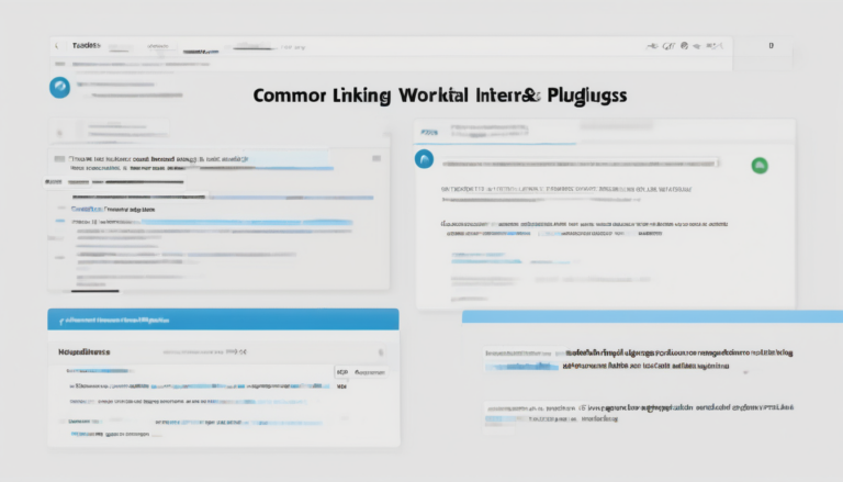 Troubleshooting Common Issues in WordPress Internal Linking Plugins - Dashboard showing plugin conflict error with red flags and deactivation steps (98 characters)