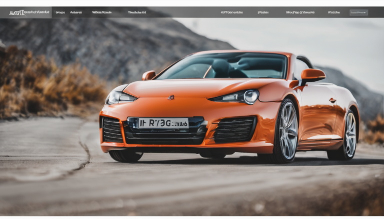 Reviews Tips Buying Guides - Auto Blog - Car Reviews, Tips & Buying Guides - red sports car speeding on misty UK motorway ...