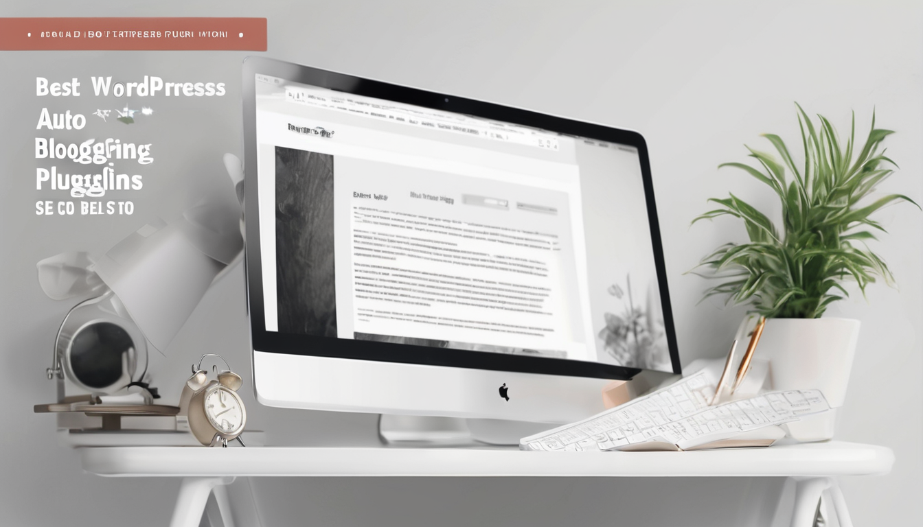 Best WordPress Auto Blogging Plugins for SEO - Dashboard interface showing content automation and scheduling tools