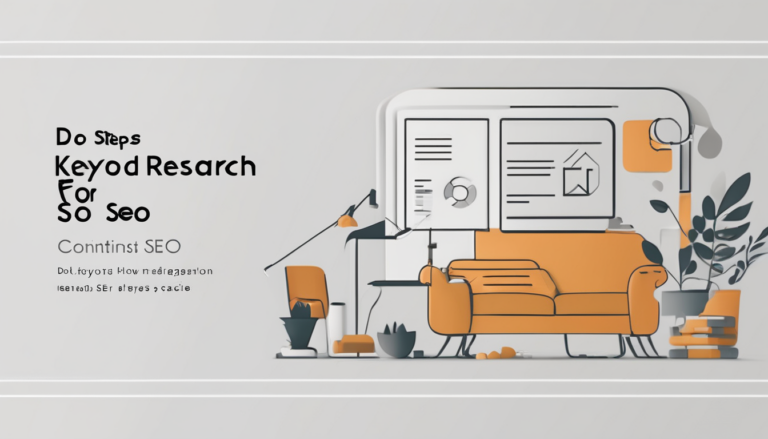 How to Do Keyword Research for SEO Content - Step-by-step infographic showing keyword tools and metrics dashboard (98 characters)