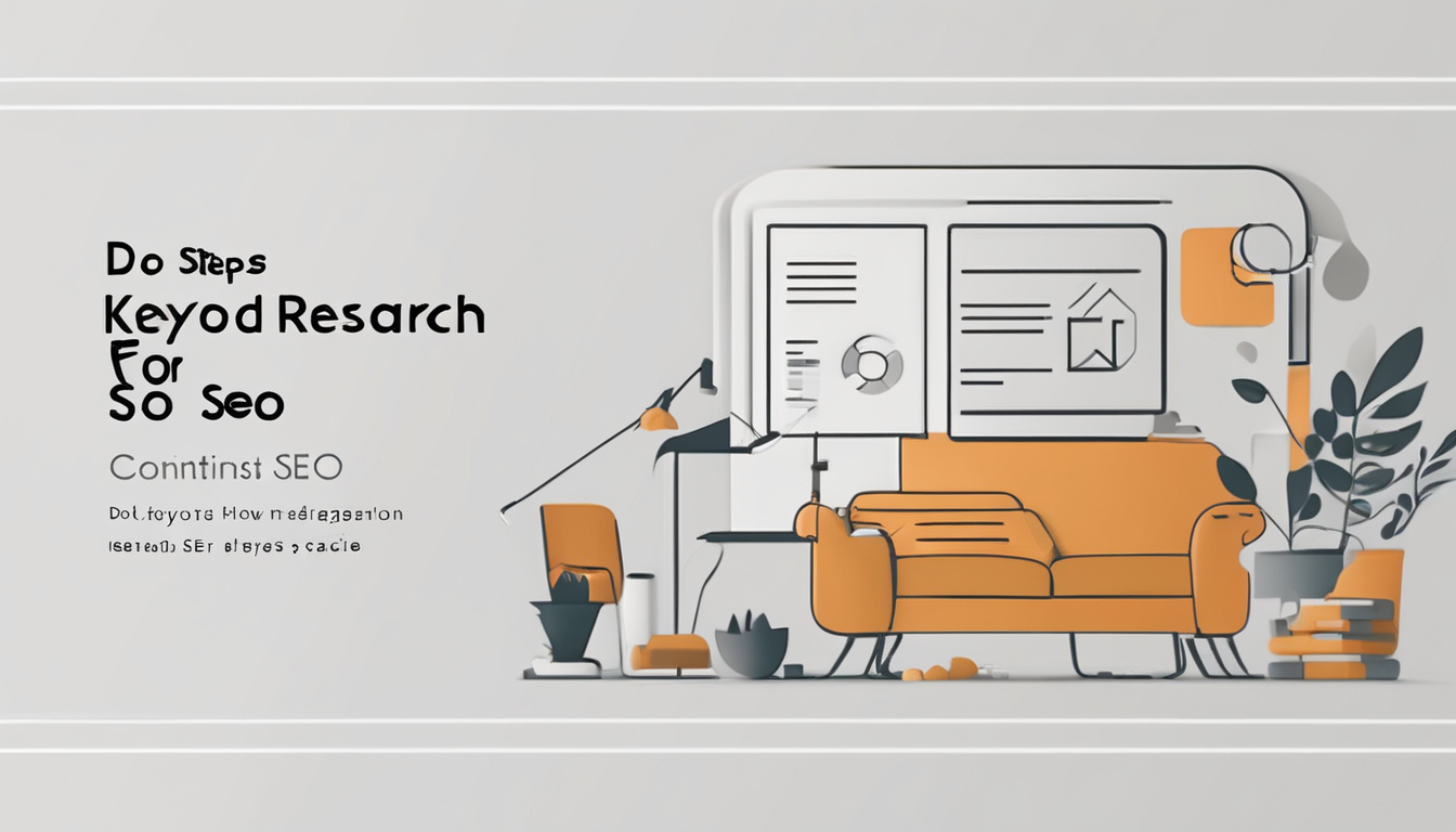 How to Do Keyword Research for SEO Content - Step-by-step infographic showing keyword tools and metrics dashboard (98 characters)