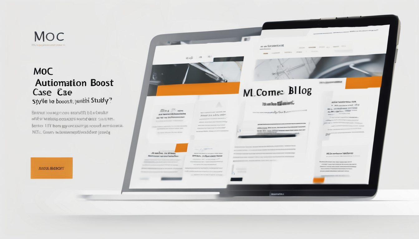 Study 400 Traffic Boost - MOC Automation Case Study: 400% Traffic Boost - graph showing organic traffic explosion from 120...
