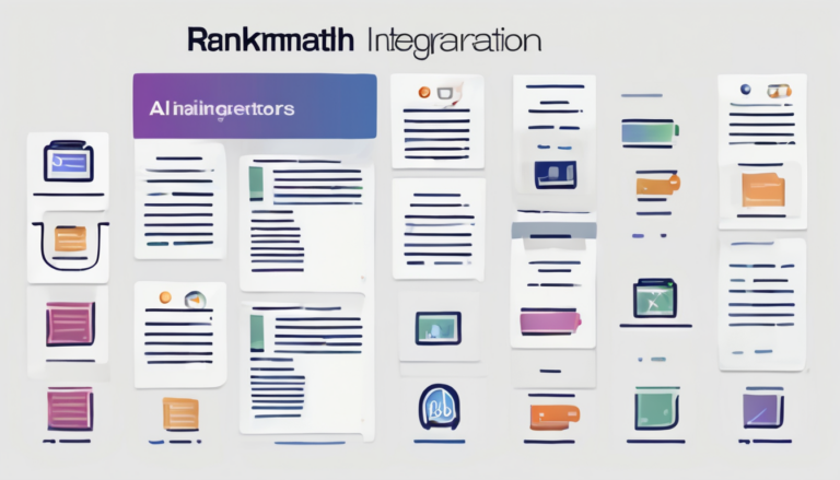 RankMath Integration with AI Generators Guide - WordPress dashboard showing Content AI module enabled with SEO optimisation settings