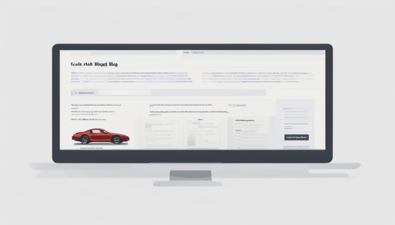 Scale Auto Blogs with RankMath Integration - Complete setup workflow diagram for WordPress automation (112 characters)