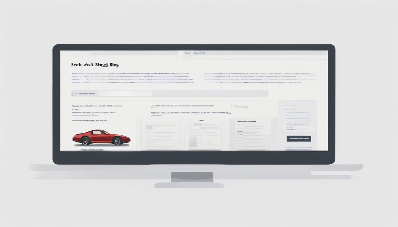 Scale Auto Blogs with RankMath Integration - Complete setup workflow diagram for WordPress automation (112 characters)