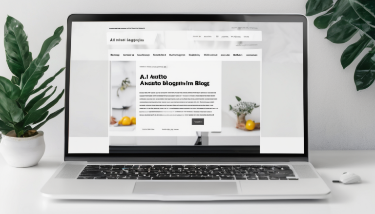 AI Auto Blogging for UK Affiliate Marketers - WordPress dashboard with automated posts and affiliate links generating passive commissions (98 characters)