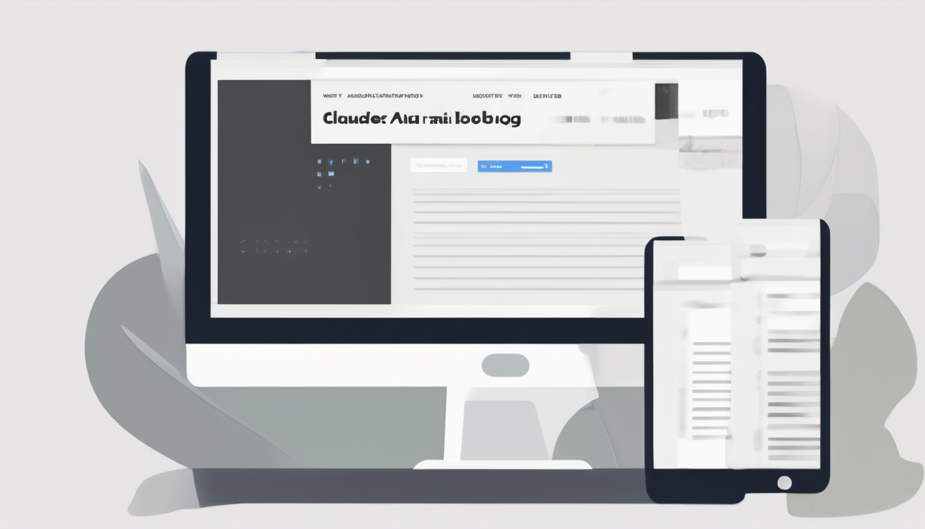 How I Built an Automated Blog Post Generator Using Claude AI and - workflow diagram showing Make.com Claude WordPress integration (92 chars)
