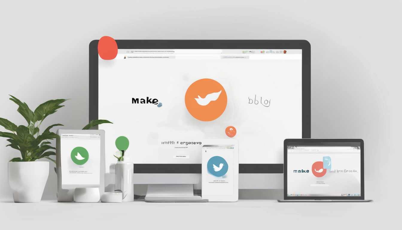 Makecom Social Media Workflow Guide - Make.com Social Media Workflow Guide - visual diagram showing content flow from Goog...
