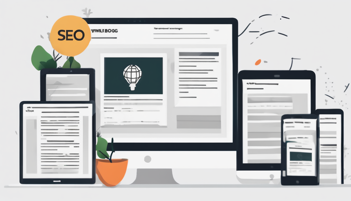 SEO Optimise Claude Generated Blog Posts - Computer screen displaying Claude AI interface with blog content strategy and keyword research data