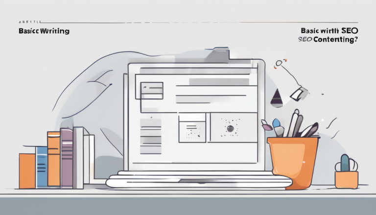 Seo Content Writing And - SEO content writing basics - visual guide showing keyword research, content structure, and optim...