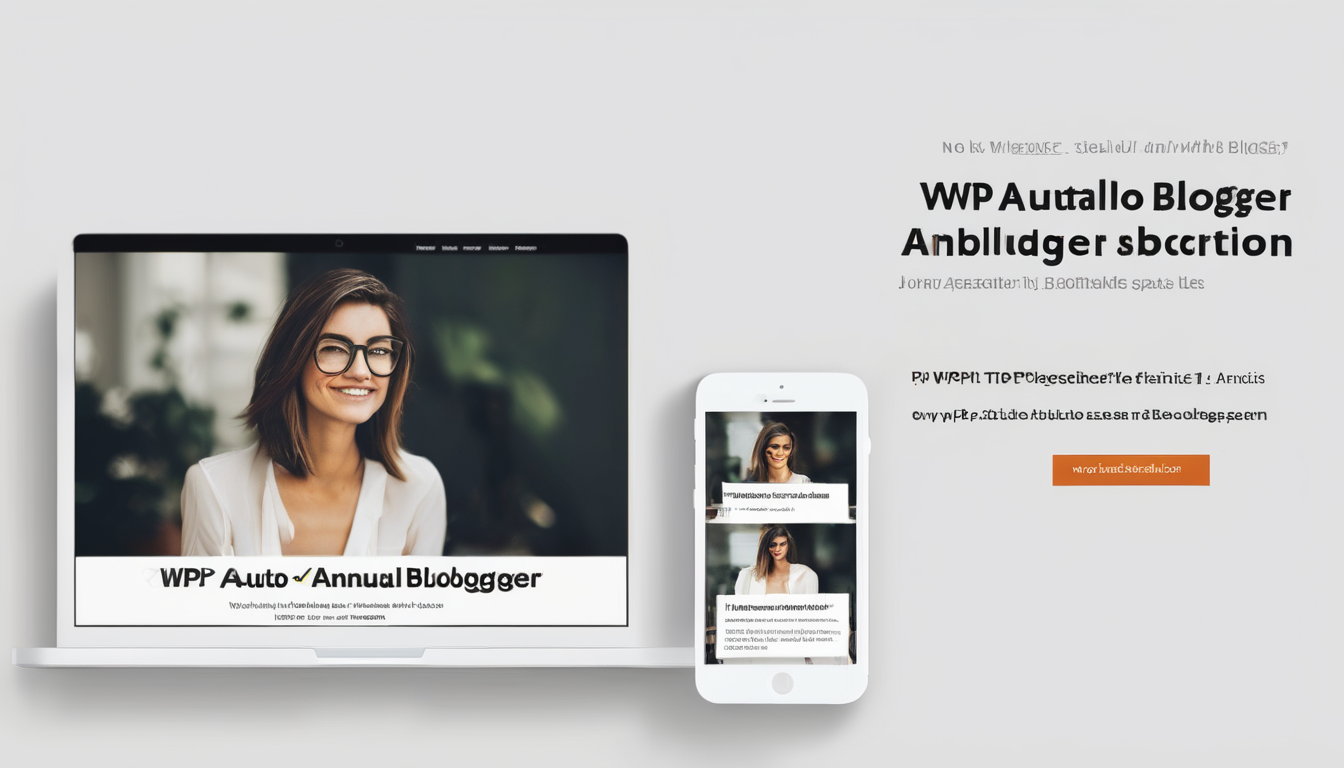 WP Auto Blogger Annual Subscription dashboard interface showing automated content generation and WordPress integration features for efficient blog post publishing