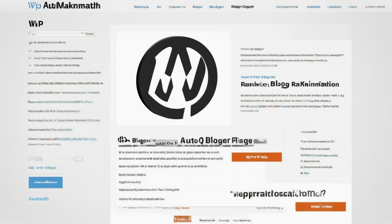 WP Auto Blogger RankMath SEO Optimisation - Expert dashboard showing automated 95 SEO score with focus keywords and schema markup (98 chars)