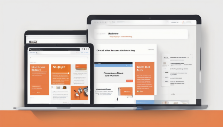 Zapier Automations for Auto Blog Publishing - workflow diagram showing trigger, AI generation, and WordPress publishing steps connected visually