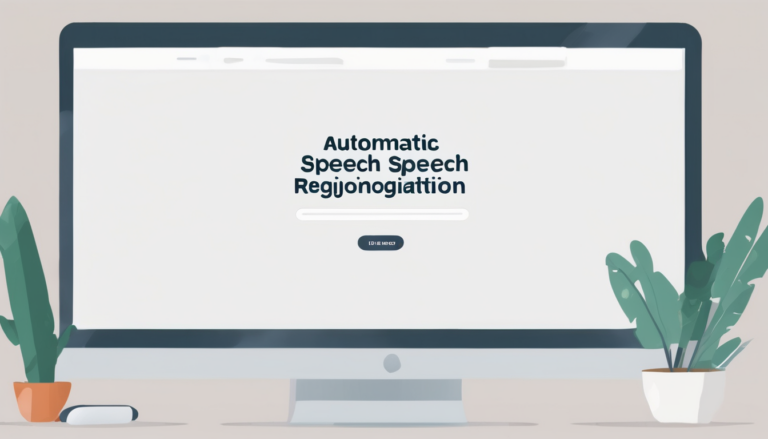 What is Automatic Speech Recognition? - AI converting spoken audio waveform to text transcript illustration (98 characters)